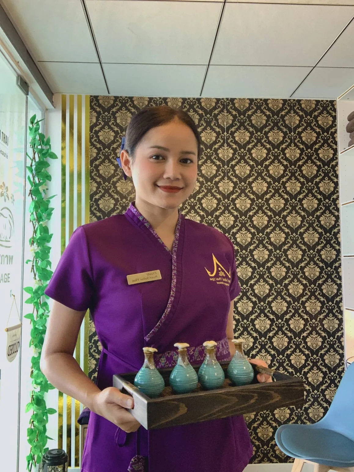 Intérieur authentique du spa